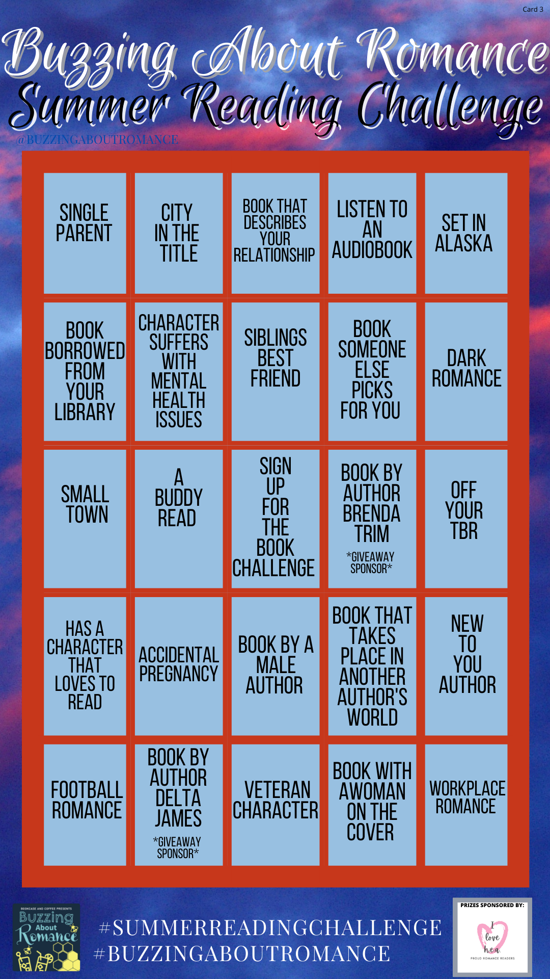 Buzzing about Romance Summer Reading Challenge - Bookcase and Coffee