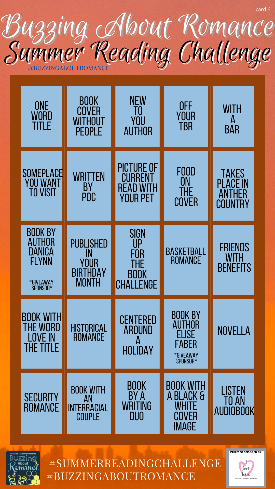 Buzzing about Romance Summer Reading Challenge - Bookcase and Coffee