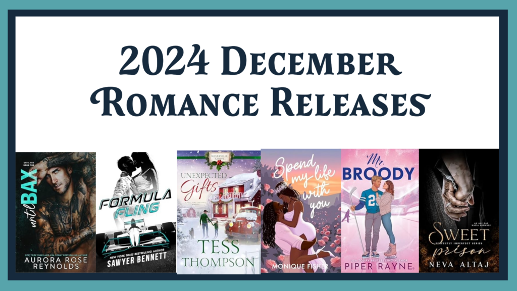 December 2024 Anticipated Romance Releases - Bookcase and Coffee