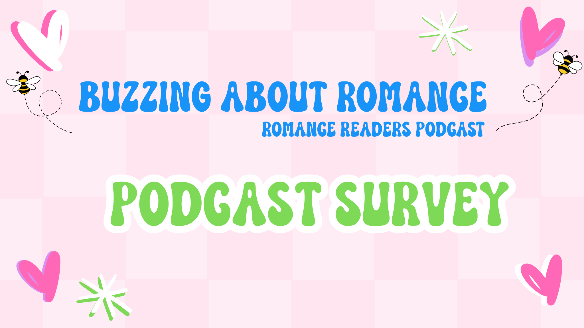 Buzzing About Romance Podcast Survey - Bookcase and Coffee