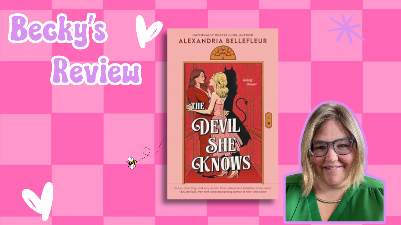 The Devil She Knows by Alexandria Bellefleur Bookcase and Coffee